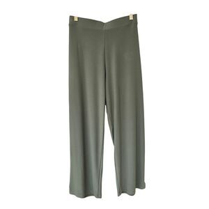 Investments Soft Seperates Olive Green Slinky Stretch Pull On Pant Size XL New